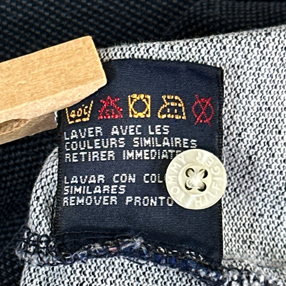 Vintage Tommy Hilfiger Polo Shirt Adult LARGE Blue Boats Yachts Nautical 90s - Picture 9 of 11